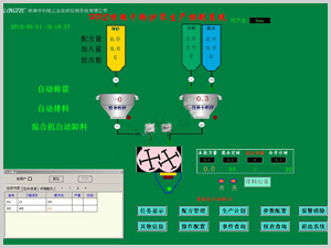 干粉砂漿配料控制系統示意圖