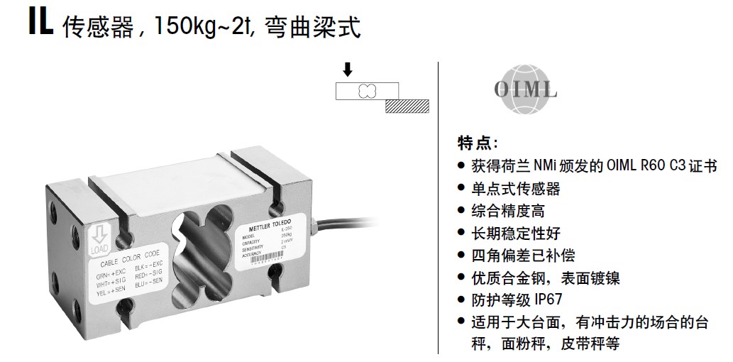 托利多稱重傳感器